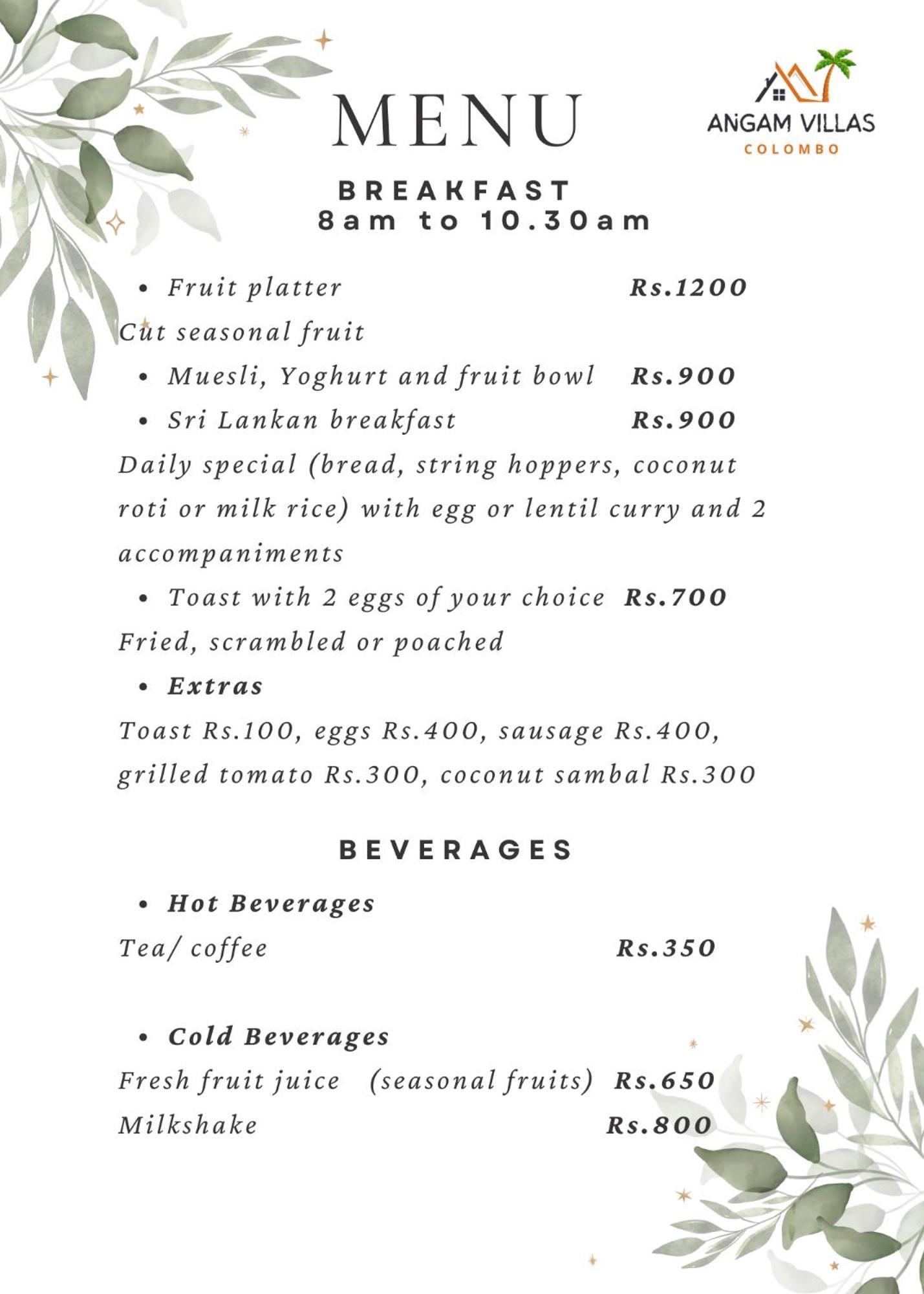 Angam Villas 콜롬보 외부 사진